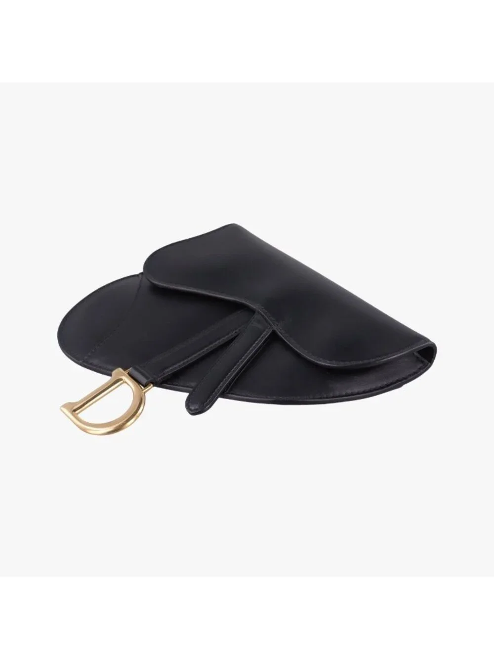 Dior Saddle Black Leather Shoulder Bag